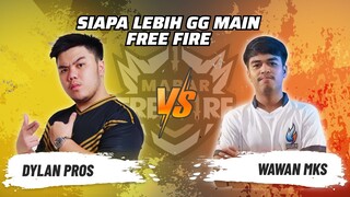 Dylan Pros vs Wawan MKS: Skill Siapa Lebih GG Main FF? | Mabar Free Fire Match 116 #short