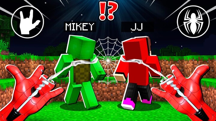 JJ and Mikey vs Play as Creepy SPIDER MAN CHALLENGE at 3:00 am ! - in Minecraft Maizen