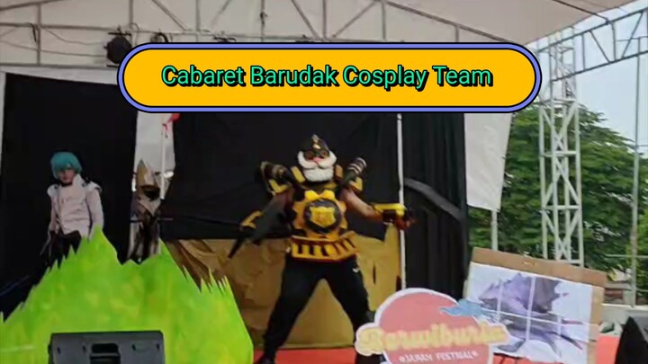 Cabaret Barudak Cosplay Team di event Berwiburia Bekasi