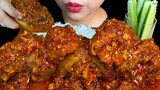 SPICY FOOD||SPICY PORK LEG CURRY & WHITE RICE * MUKBANG SOUNDS *