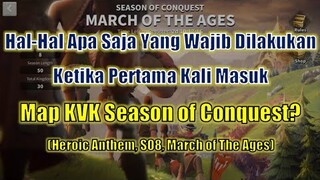 Pedoman Awal Yg Wajib Dilakukan Ketika Masuk Map KVK Season of Conquest! Rise of Kingdoms Indonesia