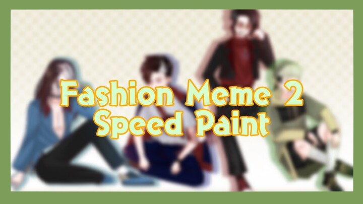 Fashion Meme part 2 | Boys Speed Paint | - MLBB