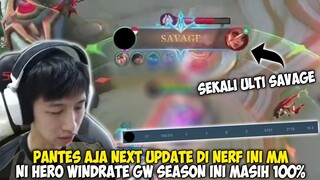 WINRATE GW PAKE NI MARKSMAN SEASON INI MASI 100%!! UDH DI NERF MULU TTP AJA MASI KUAT, DPT SAVAGE LG