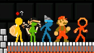 [Hoạt hình dành cho người hâm mộ AlanBecker Stickman] Stickman VS Mario