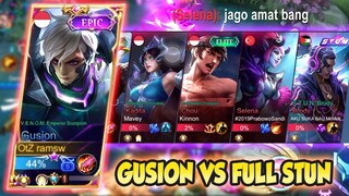 GUSION VS FULL STUN ? BEGINI CARA COUNTERNYA PAHAMI CARA MAIN GUA PAKE HYPER GUSION