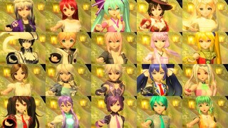 [60fps Full Compilation] Snowman -ft Project DIVA PC Characters