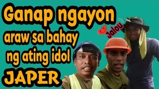 ISANG MASAYANG ARAW NA NAMAN  ANG KAGANAPAN DITO SA  CONSTRUCTIONS SITE NG ATING IDOL JAPER