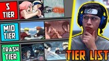 THE ULTIMATE NARUTO FIGHTS TIER LIST