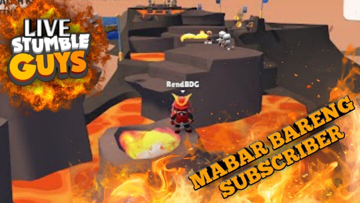 LIVE MABAR STUMBLE GUYS - NO EMOTICON YA ADIK ADIK