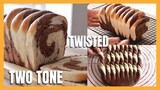 ขนมปังทูโทน แบบเกลียว | How to make Two Tone Twisted Bread