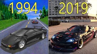 Evolution of Need for Speed Games 1994-2019