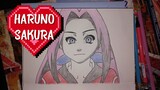 Menggambar Haruno Sakura