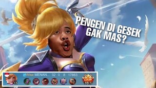 SOLO RANKED FANNY 32 KILL 2X MANIAC!! BERASA MAIN MAYHEM, AWAL TIM RAGU PICK FANNY ENDINGNYA DIAM!!