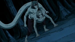 Itachi and Sasuke team up to fight against Kabuto who possesses the Ryuchido Senjutsu