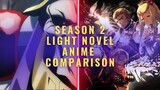 Overlord Season Two Anime Light Novel Comparison