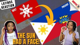 HISTORY and EVOLUTION of Philippines FLAG | Latinas Reaction - Minyeo TV 🇩🇴