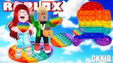 วิ่งแข่งและกระโดดบนป๊อปอิท Roblox POP IT OBBY | CKKID