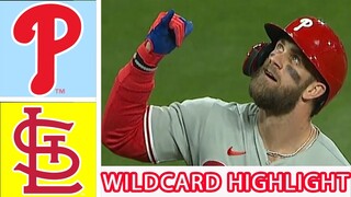 Phillies vs. Cardinals Highlight Full HD 08-Oct-2022 | MLB Post Season Highlight Game 2