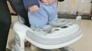 Babies Dad arranged this sit-on walker gadgets shorts trending