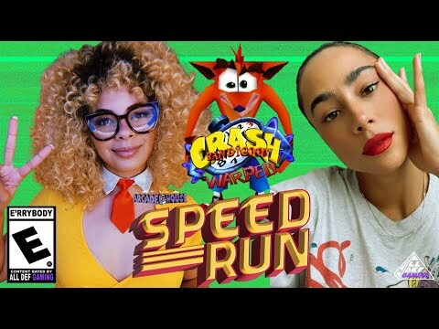 Maxx vs Model Morg in Crash Bandicoot 3: Warped | Arcade House: Speed Run | All Def Gaming