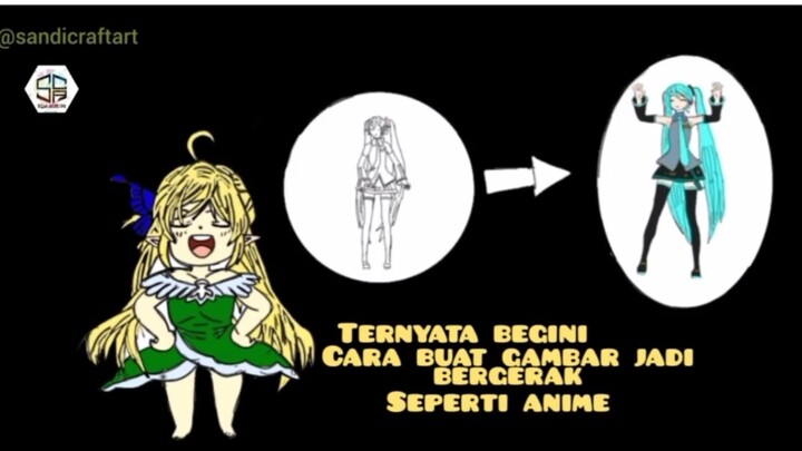 membuat gambar jadi anime bergerak