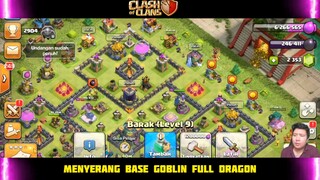 Menyerang Base Goblin Menggunakan Pasukan Full Pekka