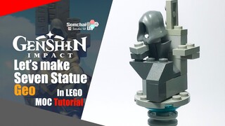 LEGO Genshin Impact Seven Statue Geo MOC Tutorial | Somchai Ud