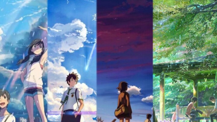 [4k ultra-clear] time runs at the speed of (five centimeters per second) in (the Garden of Words) can I know (your name) is (Weathering With You)