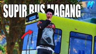 AKU BEKERJA MENJADI SUPIR BUS MAGANG DI KOTA HOPEFULLY !! GTA 5 ROLEPLAY