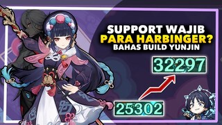 Support Wajib Para Harbinger? TERMASUK ARLECCHINO NANTI? - Bahas BUILD YUNJIN Support Genshin Impact