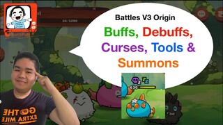 Axie Battles V3 Buffs & Debuffs | Axie Origin | Tagalog