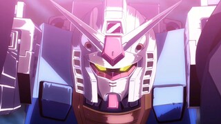 gundam đứng sừng sững trên trái đất