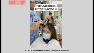 Gokil!! Potong Rambut Botok Bayar 1,5 Juta