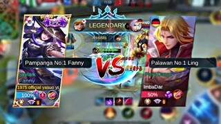 Top Global Fanny vs Top Global Ling | Fanny : RANKED GAMEPLAY | MLBB