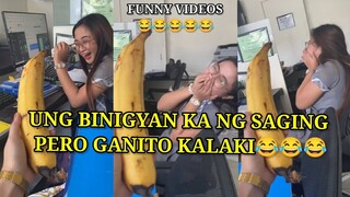 UNG BINIGYAN KA NG SAGING PERO GANITO KALAKI, PINOY MEMES, FUNNY VIDEOS