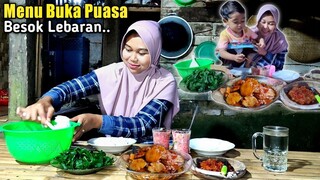 Masak Rendang Jengkol, Untuk Menu Buka Puasa, Menjelang Suasana Lebaran Di Kampung Jaman Dulu