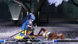 闪瞎了，紫苑vs柚子，拔刀与点纪实，夜下降生，UNDER NIGHT IN-BIRTH Exe_Late[cl-r]