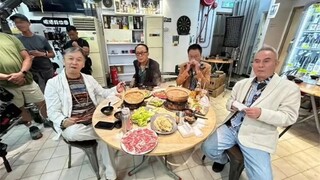 “无间道里四位打边炉的大佬重聚，20年了！”