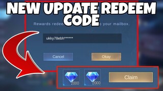 NEW REDEMPTION CODE UPDATE INGAME WITH NEW WORKING REDEEM CODES - REDEEM CODE IN MOBILE LEGENDS