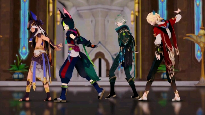 [Genshin Impact MMD/Tinari/Seno/Elhazen/Kavi] Let the Sumire man resound