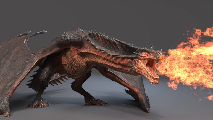 【3D动画参考】飞龙动画 Tyrant Dragon Animation