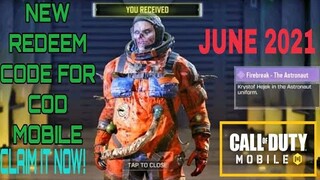 *June 2021* Call Of Duty Mobile New Redeem Code | Cod Mobile Redeem Code Garena