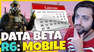 🔥 DATA da BETA fechada RAINBOW SIX: MOBILE! #TEORIA