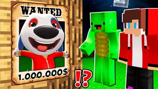 Why Creepy Talking HANK is WANTED ? Mikey and JJ vs HANK.EXE ! - in Minecraft Maizen