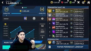 LET'S GO ! KITA AMANKAN TOP 1 LEADERBOARD SAMPE 1.5 JUTA POINT  - FIFA Mobile