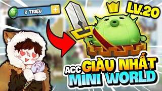 SIRO ĐỐT 2 TRIỆU ĐẬU MINI ĐỂ NÂNG CẤP CÂY LÊN LEVEL TỐI THƯỢNG TRONG MINI WORLD