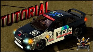 MITSUBISHI EVO 10 LIVERY TUTORIAL | For Newbie | Car Parking Multiplayer | New Update | zeti