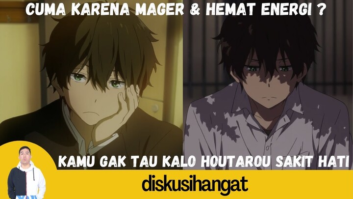 ALASAN PAHIT DI BALIK MOTO HOUTAROU YANG SEBENARNYA [Spoiler Alert] | Hyouka Indonesia