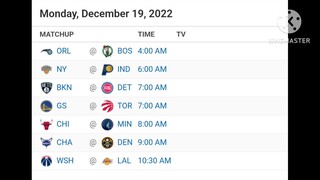 NBA Picks | December 19, 2022 | Philippine Time | Pinoy Sports Picks