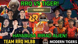 RRQ VS TIGER! HAYABUSA IRRAD ALIEN! COACH VREN PERLIHATKAN PERMAINAN KELAS DUNIA!